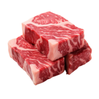 ai gegenereerd Japans wagyu rundvlees Aan een transparant achtergrond. png