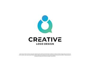 Creative letter O logo design template. Initial letters O logo vector. vector
