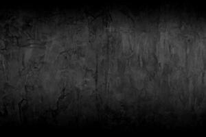 Old wall texture cement dark black gray  background abstract grey color design are light with white gradient background. photo