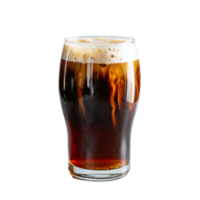 AI generated Nitro Coffee, Cold brew infused with nitrogen on transparent background. png