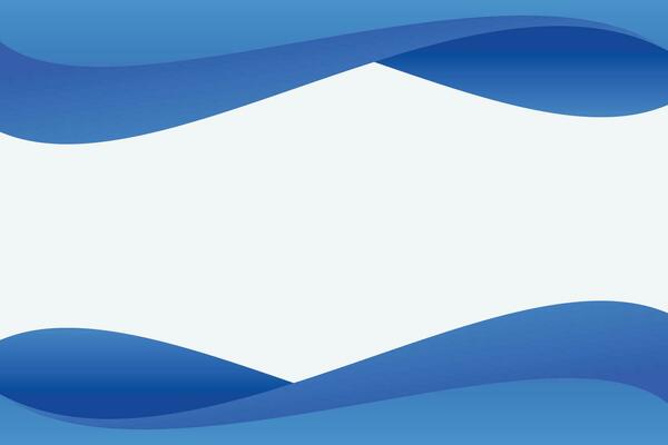 Modern abstract background with wavy or liquid concept. Gradient blue color.