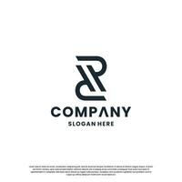 monogram letter R R P R logo design creative. initials for your company identity. vector