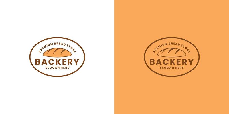 bakery cake logo design vector for food restaurant