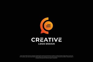 letra C logo diseño modelo. creativo inicial letras C logo diseño símbolo. vector