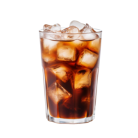 ai generiert kalt brauen ist Kaffee gebraut mit kalt Wasser, in der Regel serviert Über Eis,,mit transparent Hintergrund. png