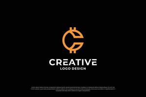 letra C logo diseño modelo. creativo inicial letras C logo diseño símbolo. vector