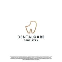 dental health logo design. dentist, dentistry logo template. vector