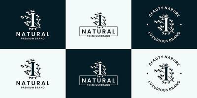 Luxury logo design collection for branding, corporate identity vector