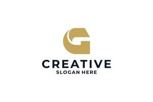 Creative letter G logo design modern concept. vector