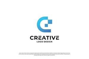 letra C logo diseño modelo. creativo inicial letras C logo diseño símbolo. vector