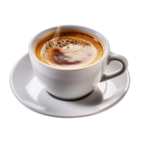 AI generated Espresso The classic shot of concentrated on transparent background. png