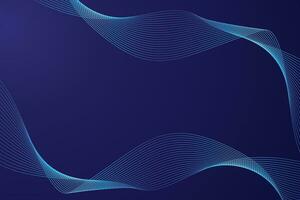 Abstract background with wavy or liquid concept. Gradient blue color. vector