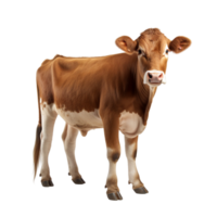 vache sur une transparent Contexte. png