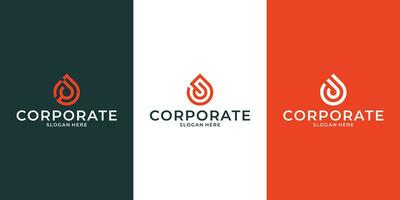 set of J logo design vector for your corporate