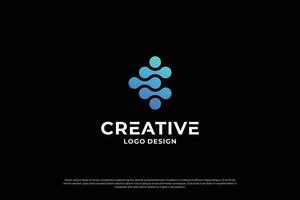 Letter C logo design template. Creative initial letters C logo design symbol. vector