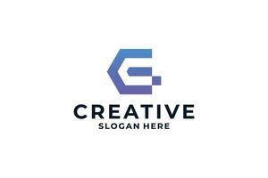 Creative letter G logo design modern concept. vector