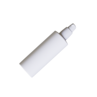 Cosmetic bottle cream or container with pump dispenser. Plastic cream tube. Cosmetic packaging mock up rendering png