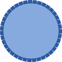 Graphic round text label circle frame png