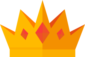 crown golden isolated one transparent background png