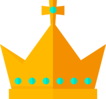 crown golden isolated one transparent background png