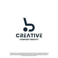 creative monogram letter B logo design inspiration vector