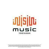 pulse music with letter S logo design. equalizer icon logo music inspiration vector