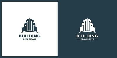 modern building architecture logo design inspiration vector