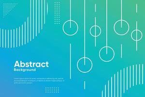 resumen geométrico antecedentes. azul y verde degradado color. dinámica forma composición. vector