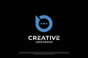 Letter B logo design template. Creative initial letters B logo symbol. vector