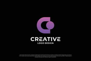 letra C logo diseño modelo. creativo inicial letras C logo diseño símbolo. vector