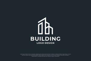 Building architecture logo design inspiration. vector