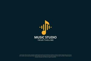 Creative and modern music logo, icon, symbol. vector