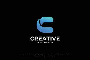 letra C logo diseño modelo. creativo inicial letras C logo diseño símbolo. vector