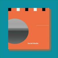 Digital Business Marketing social Media Post Template and Banner Free Vector. vector