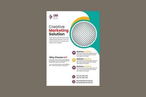 Brochure design, cover modern layout, annual report, poster, flyer in A4 vector