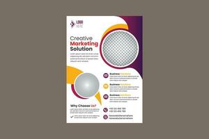 Brochure design, cover modern layout, annual report, poster, flyer in A4 vector