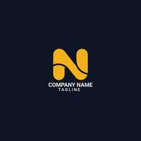 Classical N Letter Logo vector