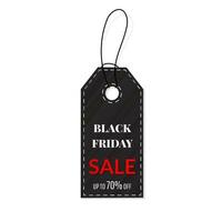 Black Friday sales tag. Vector, grouped for easy editing. Sale, discount, advertising, marketing price tag. Clothes, furnishings, cars, food sale vector