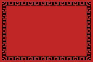 Asian style premium pattern with frame vector