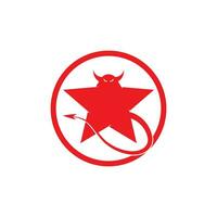 vector del logotipo del diablo