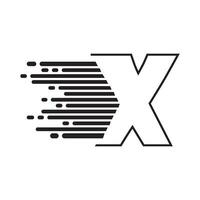 letter X logo vector
