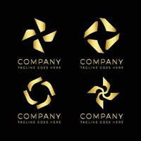 Free vector company logo set design ideas