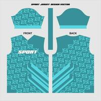 Sport jersey design ready to print vector