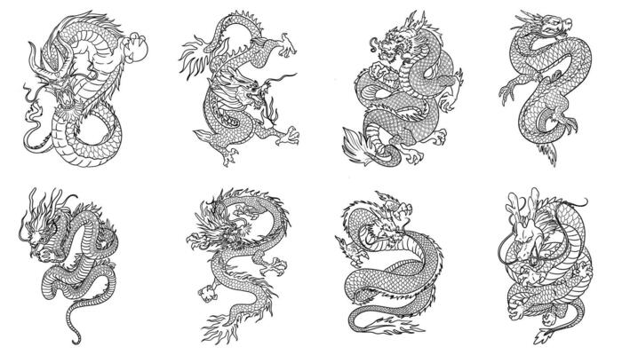 Chinese Dragon Vector Art, Icons, and Graphics for Free Download