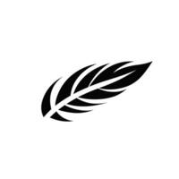 AI generated Vehicle manufacturer monochrome glyph logo. Elegant product business value. Feather simple icon. Design element. Ai art for corporate branding, website vector