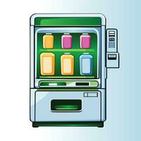 vending machine illustration vector