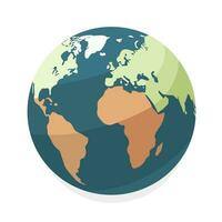 AI generated Sustainable vehicles filled colorful logo. Eco friendly business value. Globe simple icon. Design element. Ai art for corporate branding, website vector