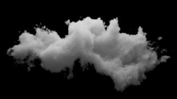 3d nuage avec alpha canal et boucle animation video