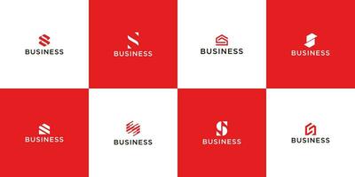 Real estate logo luxury design illustrations logo collection vector