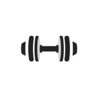 AI generated Gym equipment monochrome glyph logo. Sports nutrition. Protein food. Dumbbell symbol. Design element. Ai art for corporate branding, fitness trainer vector